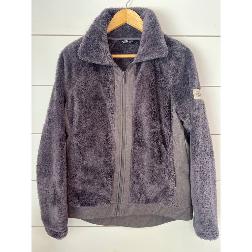 The North Face Osito Hybrid Full Zip Fleece Jacket Purple Womens Medium gorpcore